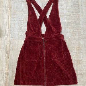 Corduroy Overall Dress